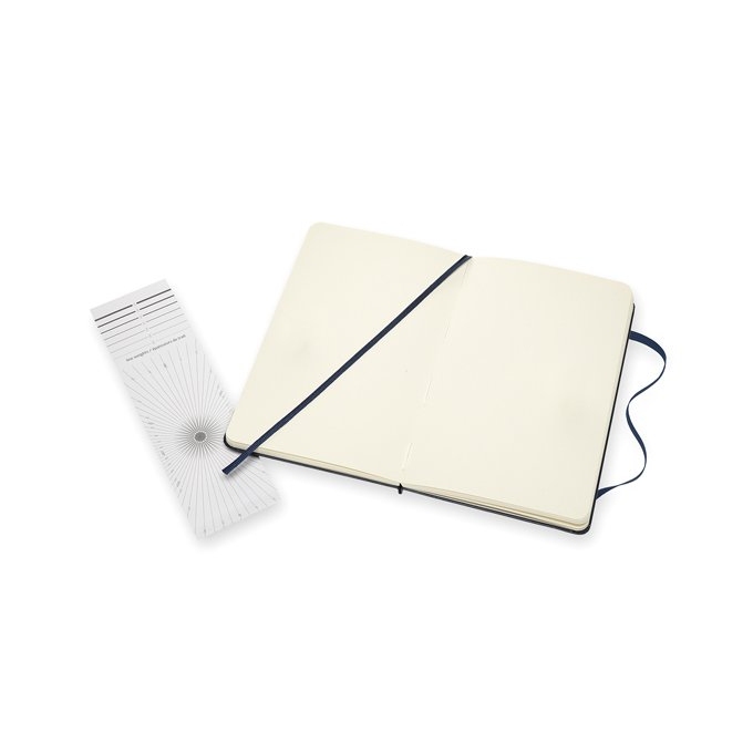 Skicář Moleskine M modrý tvrdé desky
