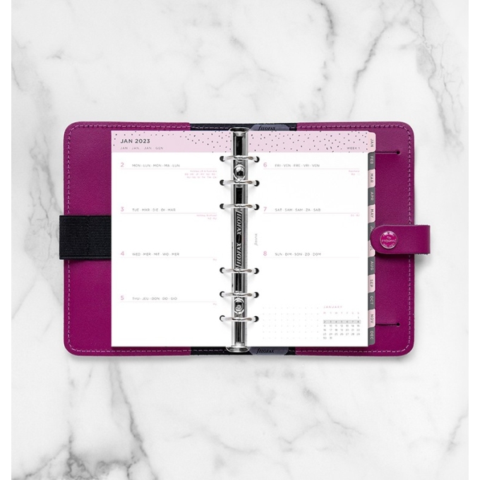 Filofax kompletní náplň Osobní - Confetti edice 2023