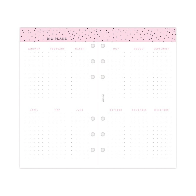 Filofax kompletní náplň Osobní - Confetti edice 2023