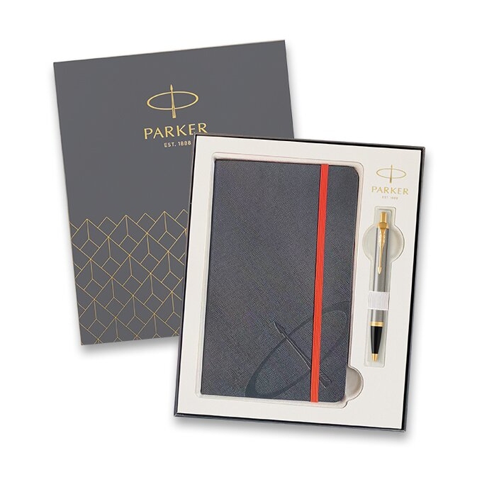 Parker Royal I.M. Brushed Metal GT, dárková sada