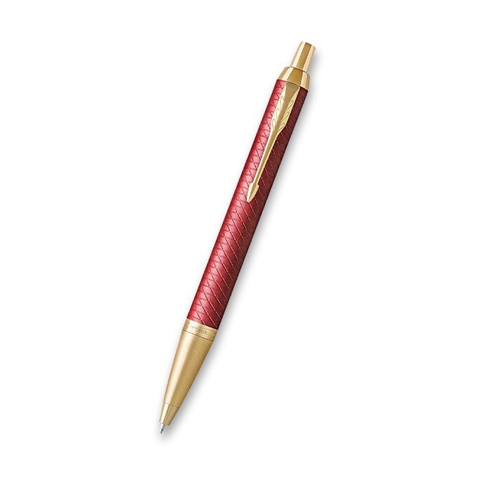 Parker Royal I.M. Premium Red GT, dárková sada s pouzdrem na karty