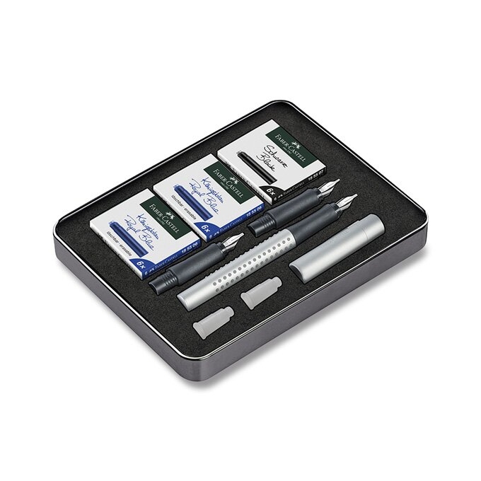 Faber-Castell Grip 2011 Silver kaligrafická sada