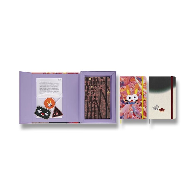Moleskine sada zápisníků Sakura a Year of the Rabbit, dárková sada