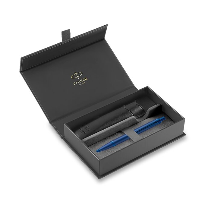 Parker I.M. Monochrome Blue, dárková sada s pouzdrem