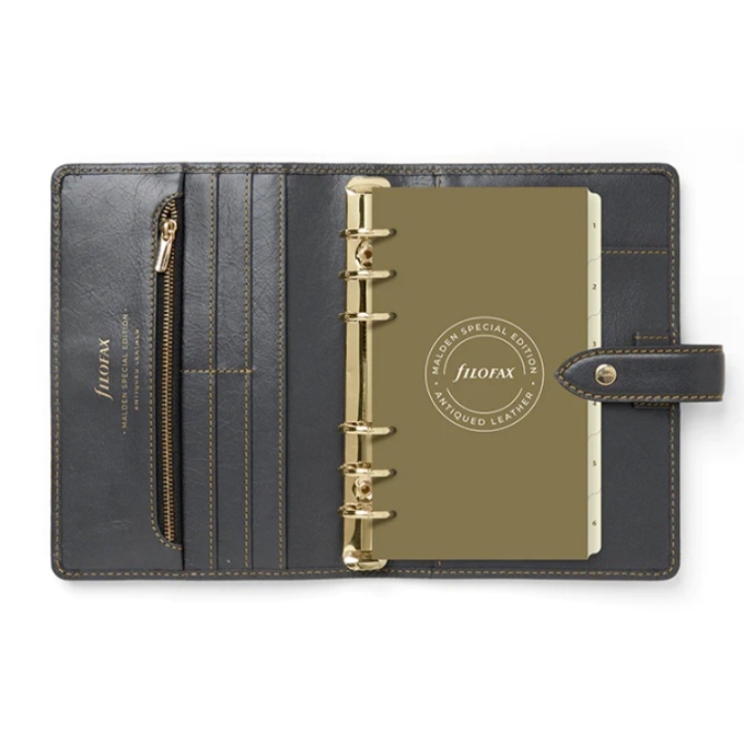 Diář Filofax Malden Charcoal SE osobní