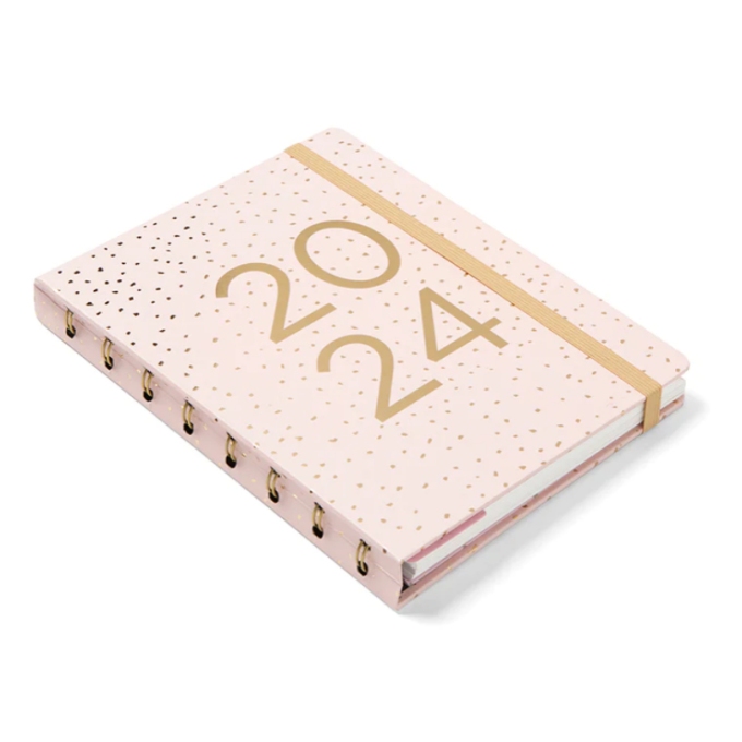 Filofax Confetti Rose Quartz A5 plánovač 2024