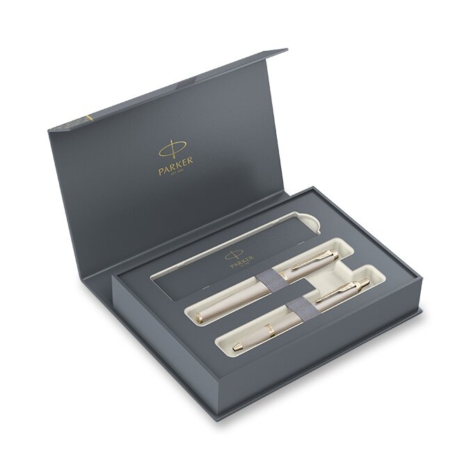 Parker I.M. Monochrome Champagne, dárková sada