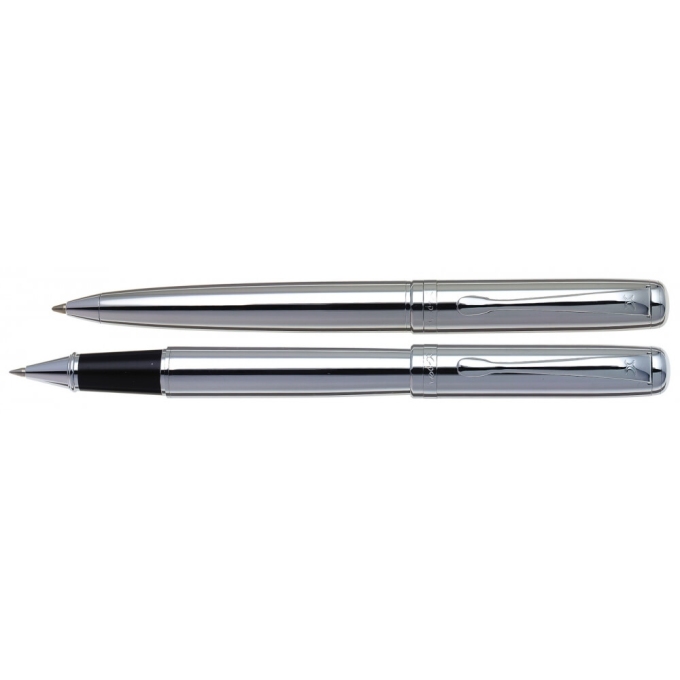 X-Pen Podium Shiny Chrome CT, sada kuličkového pera a rolleru