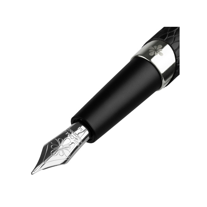 Diplomat Cobra Guilloche Black plnicí pero