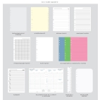 Filofax Confetti Rose Quartz A5 diář