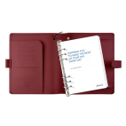 Filofax Saffiano A5 Dark Cherry diář vínový